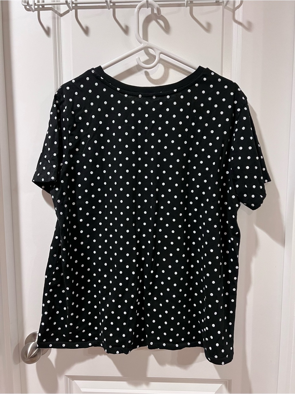 Plus Size Disney Black Polka Dot Mickey T-Shirt (1X) - Picture 3 of 4